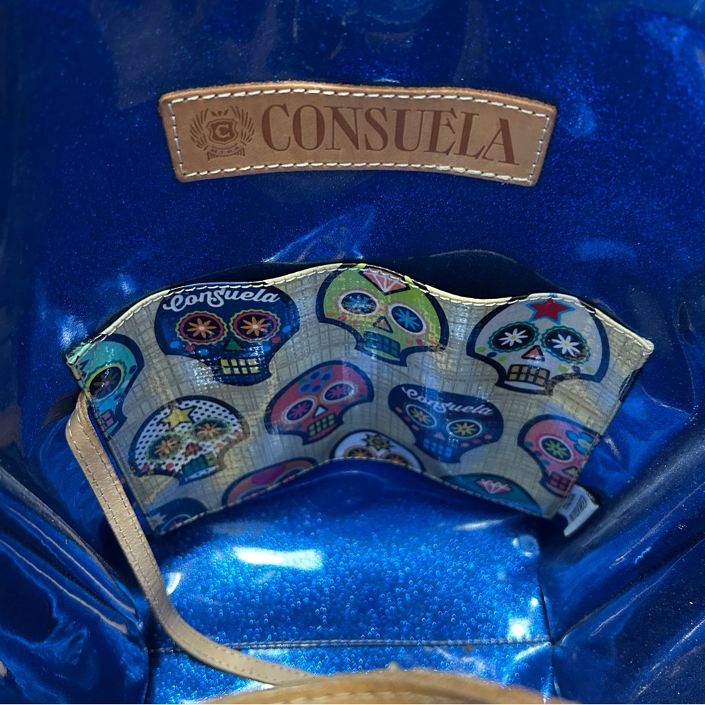 Consuela Inked Sling Quilted Patent Bag - Picture 6 of 11